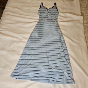 OGL stripped lined XS midi dress